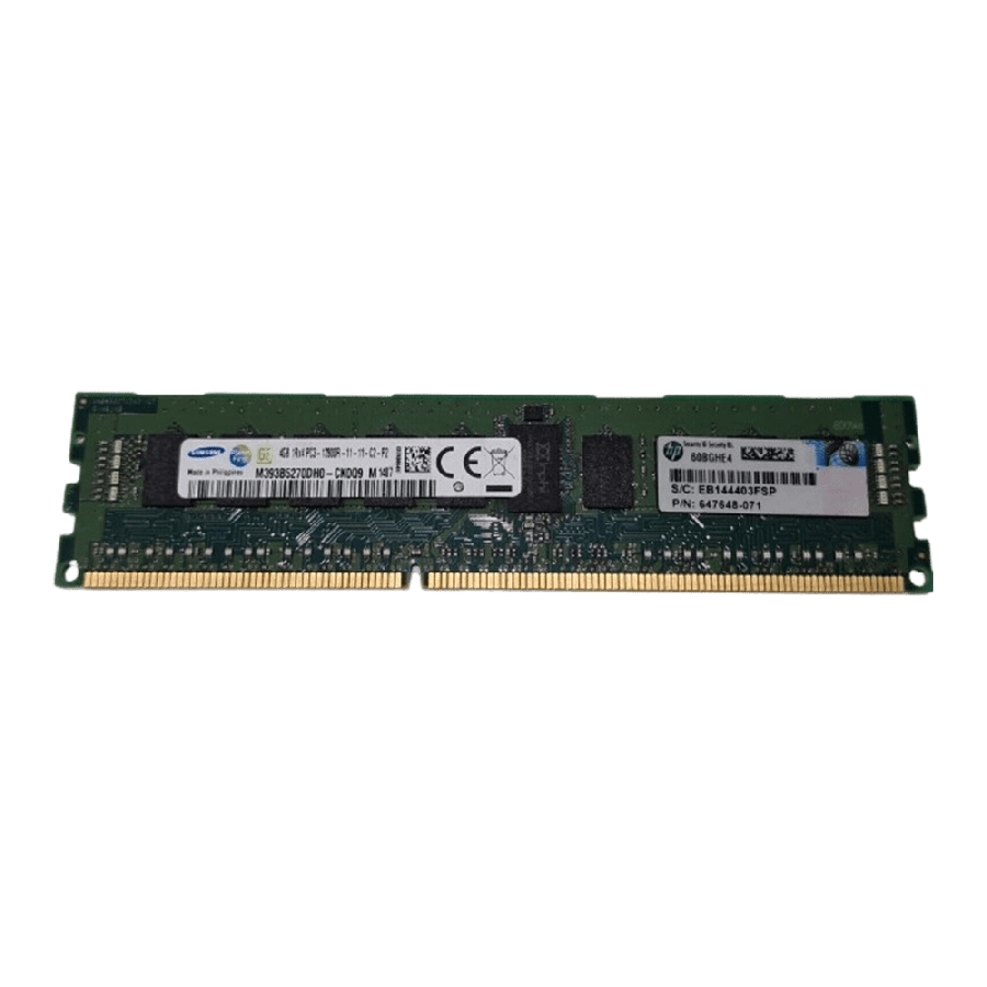 Refurbished Samsung 4GB 1RX4/ PC3-12800R-11-11-C2-P2 M1407/ Server RAM