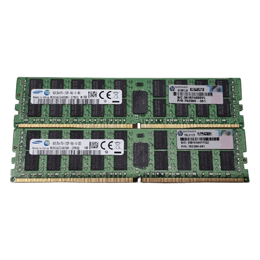 Refurbished Samsung 32GB 2RX4/ PC4-2133P-RA0-10-MB1/ M1528/ DDR4/ 16GBx2/ Server RAM