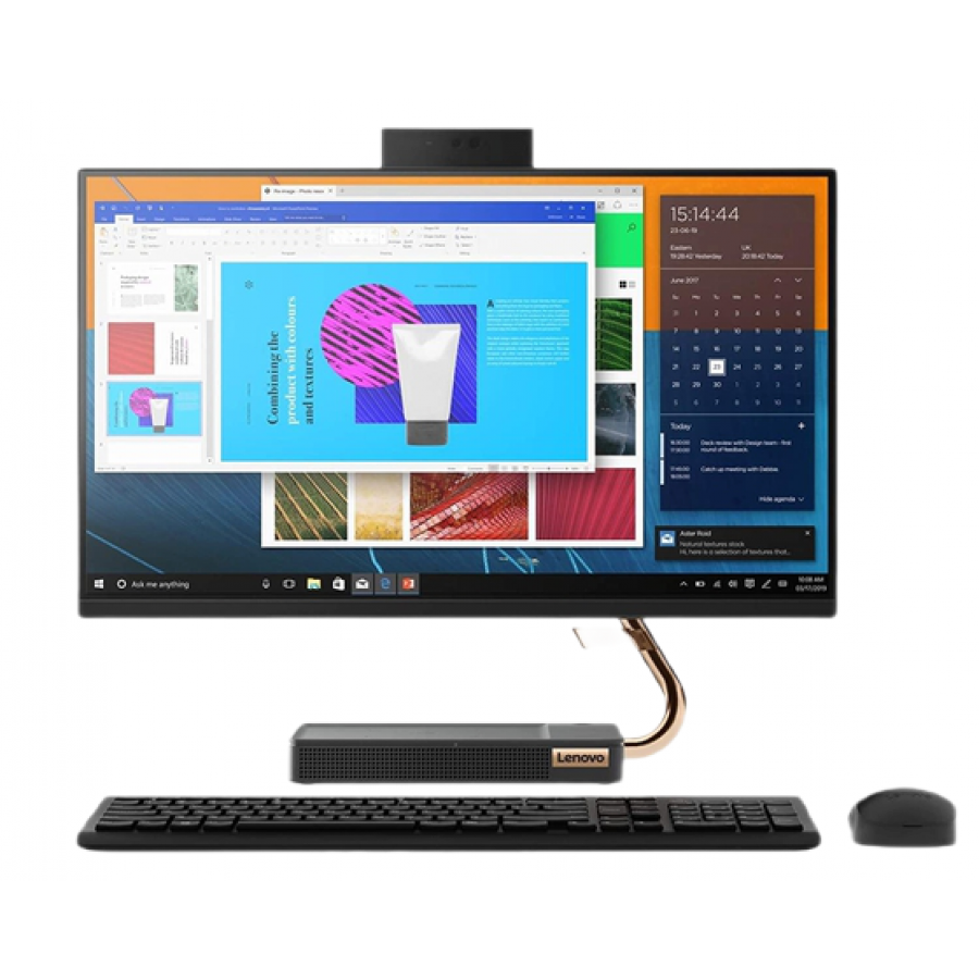 Lenovo IdeaCentre AIO 5i/ 23.8-Inch/ Intel Core i5-10400T/ 8GB RAM/ 256GB SSD/ Black/ Windows 10