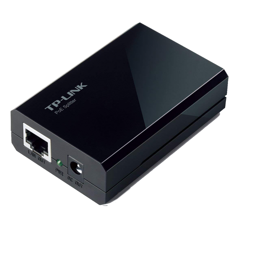 TP-LINK (TL-POE10R) POE Splitter for Data and Power via Cable & DC Supply