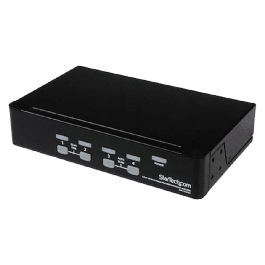 Refurbished StarTech 4 Port 1U Rack Mount/ VGA/ USB KVM Switch