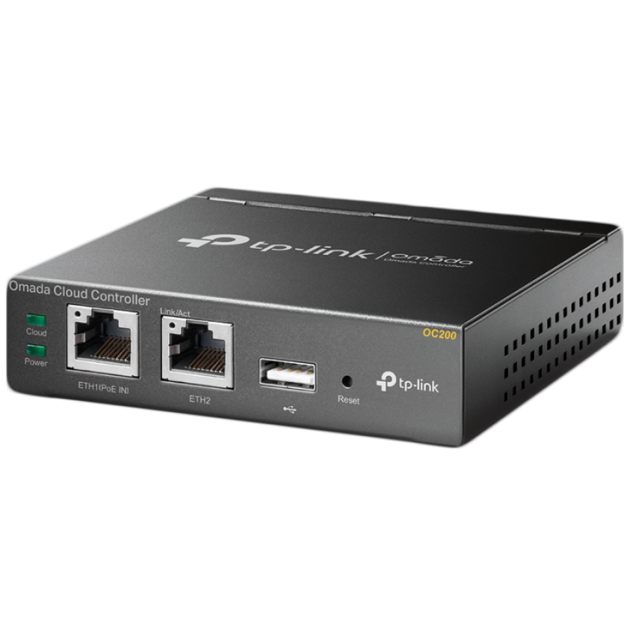 TP-Link (OC200) Omada Cloud Controller, PoE/micro USB, Direct Access, Cloud Portal or Mobile App, Free Software