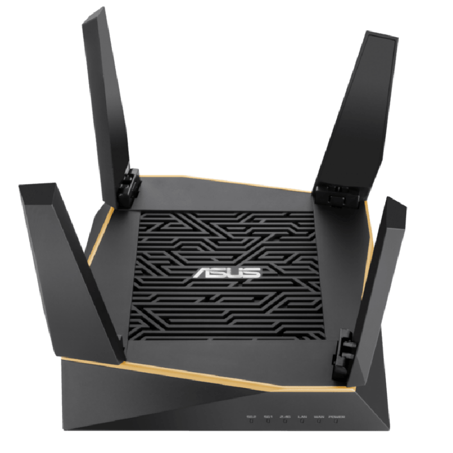 Asus (RT-AX92U 2 Pack) AiMesh WiFi System, AX6100 (400+867+4804) Tri-Band, 802.11ax, AiProtection Pro, Flexible SSID