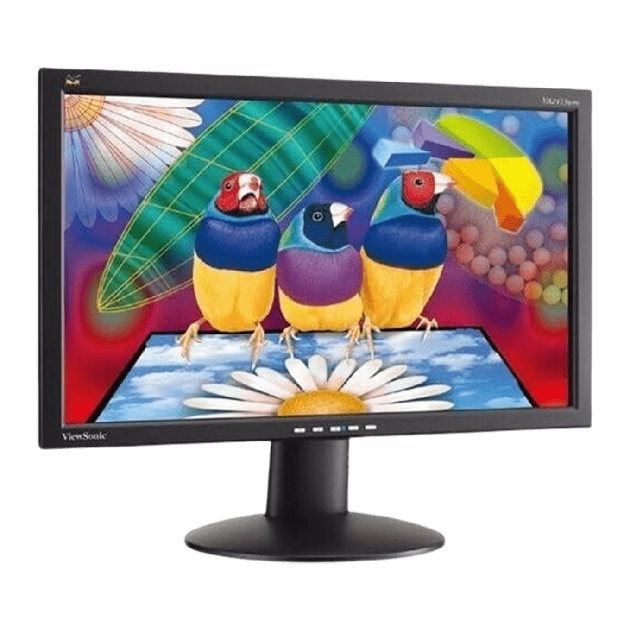 Refurbished VIEWSONIC VA2413WM/ 24" FULL HD/ HOME / WORK PC MONITOR SCREEN/ VGA/ Warranty