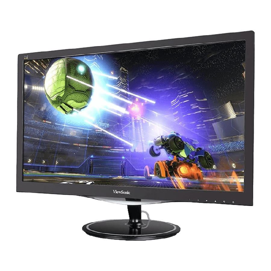 Refurbished ViewSonic VX2457-MHD/ 24-inch Full HD/ Gaming Monitor with AMD FreeSync (75Hz, 1ms, 1080p, VGA, HDMI, DisplayPort, 2x 2W Speakers)/ Black