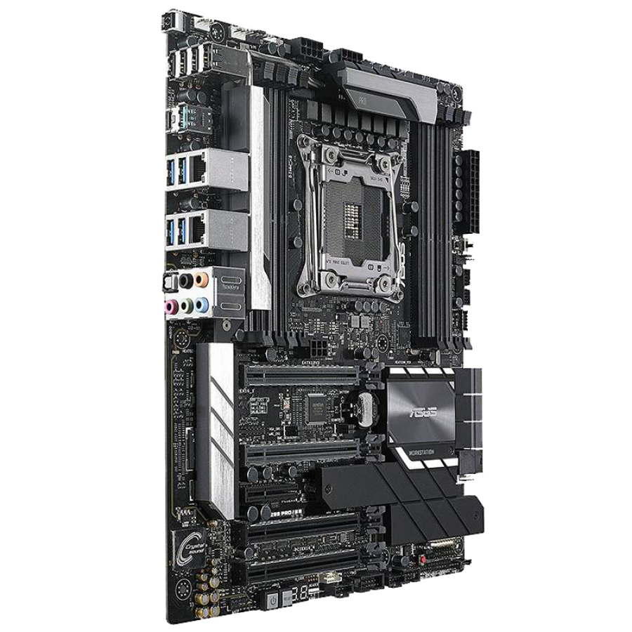 Asus WS X299 PRO, Workstation, Intel X299, 2066, ATX, DDR4, Dual M.2, U.2, Dual LAN, SLI/XFire