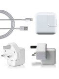 Refurbished Genuine Apple iPad 4, Air & Mini Mains Charger with Data Cable, A - White