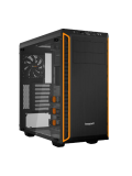 Be Quiet! Silent Base 600 Gaming Case with Window, ATX, No PSU, Tool-less, 2 x Pure Wings 2 Fans, Orange Trim