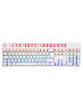 Xtrfy K2-RGB Mechanical Gaming Keyboard, Kailh Red Switches, RGB Lighting, Unlimited Anti Ghosting Keys, White