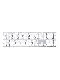 Brand New Apple Magic Keyboard A1843 Wireless With Numeric Keypad Danish Layout