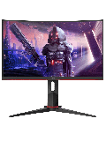 Brand New AOC C24G2U/BK 23.6-inch Widescreen VA LED Multimedia Curved Monitor-Black/Red (1920x1080/1ms/VGA/1xDP/2xHDMI)