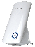 TP-Link (TL-WA854RE) 300Mbps Wall-Plug Wifi Range Extender, No LAN