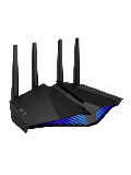 Brand New Asus (RT-AX82U) AX5400 (574+4804Mbps) Wireless Dual Band RGB Router/ Mobile Game Mode/ 802.11ax, AiMesh/ Lifetime Free Internet Security