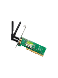 TP-LINK (TL-WN851ND) 300Mbps Wireless N PCI Adapter, 2 Detachable Antennas, Low Profile Bracket