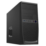 Spire Elite Micro ATX Case, 500W, Front USB 3.0, 8cm Fan, Mesh Front, Black