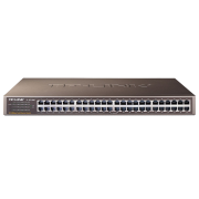 TP-Link (TL-SF1024D) 24-Port 10/100 Unmanaged  Rackmount Switch, Steel Case 
