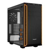 Be Quiet! Pure Base 600 Gaming Case with Window, ATX, No PSU, 2 x Pure Wings 2 Fans, Orange Trim