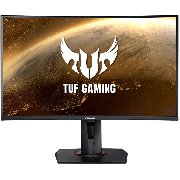 Asus 27" TUF Gaming WQHD Curved Gaming Monitor (VG27WQ), 2560 x 1440, 1ms, 120% sRGB, HDMI, DP, 165Hz, VESA