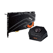 Asus STRIX RAID DLX Gaming Soundcard, PCIe, 7.1, Audiophile-Grade DAC, 124dB SNR, Raid Mode & Control Box