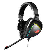 Asus ROG DELTA RGB Gaming Headset, USB-C (USB2 Adapter), Hi-Fi ESS Quad-DAC, Boom Mic, Aura Sync