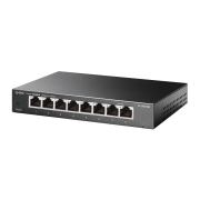 TP-Link (TL-SG108PE) 8-Port Gigabit POE Easy Smart Switch, 4-Port POE, Steel Case