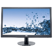 Refurbished AOC 24 inch LED Monitor/ DVI/ VGA/ Vesa E2460SD2/ Black E2460SD2