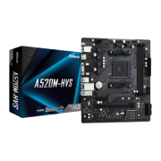 Asrock A520M-HVS, AMD A520, AM4, Micro ATX, 2 DDR4, VGA, HDMI, M.2