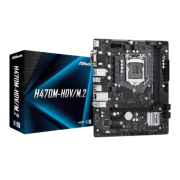 Asrock H470M-HDV/M.2, Intel H470, 1200, Micro ATX, 2 DDR4, VGA, DVI, HDMI, M.2