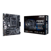 Asus PRIME A320M-K, AMD A320, AM4, Micro ATX, 2 DDR4, VGA, HDMI, RAID, LED Lighting, M.2