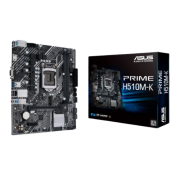 Asus PRIME H510M-K, Intel H510, 1200, Micro ATX, 2 DDR4, VGA, HDMI, M.2