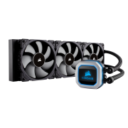 Corsair Hydro H150i Pro 360mm RGB Liquid CPU Cooler, 3 x 12cm PWM Fans, LED Pump Head