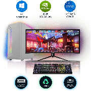 Gaming PC Bundle/ Core i7-2nd Gen/ 32GB RAM/ 240GB SSD+1TB HDD/ GTX 1660 6GB/ 23-Inch Monitor/ Windows 10/ A