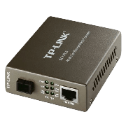 TP-LINK (MC112CS) Single-Mode SC Fiber WDM Media Converter, up to 20km, 100B-FX to 100B-TX Copper