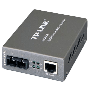 TP-Link (MC210CS) Single-Mode Gigabit SC+ RJ45 Fiber Media Converter, up to 15km, Wave 1310nm