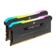 Corsair Vengeance RGB Pro SL 16GB Kit (2 x 8GB), DDR4, 3200MHz (PC4-25600), CL16, XMP 2.0, Black