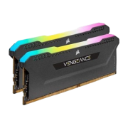Corsair Vengeance RGB Pro SL 32GB Memory Kit (2 x 16GB), DDR4, 3200MHz (PC4-25600), CL16, XMP 2.0, Black