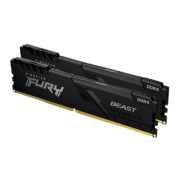 Kingston Fury Beast 64GB Kit (2 x 32GB), DDR4, 3200MHz (PC4-25600), CL16, XMP, DIMM Memory