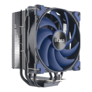 Akasa Alucia H4 Plus Heatsink & Fan, Intel & AMD Sockets, 4-Heatpipe, 12cm PWM Fan, Hydro Dynamic Bearing, 185W TDP
