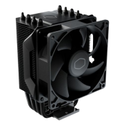 Cooler Master Hyper 411 Nano Heatsink & Fan, Intel & AMD Sockets, All Black, Direct Contact Tech, Aluminum Fins, 4 Heatpipes