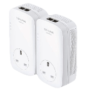 TP-LINK (TL-PA9020 KIT) AV2000 GB Powerline Adapter Kit, 2 Ports