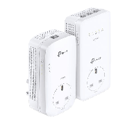 Brand New TP-LINK (TL-WPA8631P KIT) AC1200 Wireless Dual Band Powerline Adapter Kit/ AV2 1300/ AC Pass Through/ 3-Port