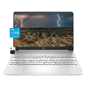 Brand New HP Newest Laptop/ 15.6" HD Display/ Dual Core Intel i3-1115G4 (Upto 4.1GHz,Beats i5-1030G7)/ 16GB RAM/ 512GB SSD/ HD Webcam/ Bluetooth/ WiFi 6/ 11+ Hour Battery/ Win 11 (Upgraded)