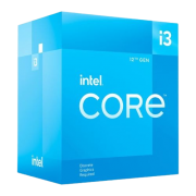 Intel Core i3-12100F CPU, 1700, 3.3 GHz (4.3 Turbo), Quad Core, 58W, 12MB Cache, Alder Lake, No Graphics