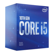 Intel Core I5-10400F CPU, 1200, 2.9 GHz (4.3 Turbo), 6-Core, 65W, 14nm, 12MB Cache, Comet Lake, No Graphics