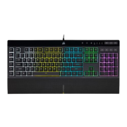 Brand New Corsair K55 RGB PRO Membrane Gaming Keyboard, USB, 5-Zone RGB, 12-Key Rollover, Anti-Ghosting, 6 Macros, IP42