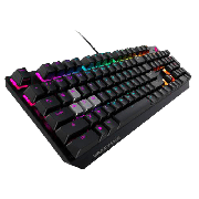 Asus ROG STRIX SCOPE Mechanical RGB Gaming Keyboard, Cherry MX Red, Stealth Key, Aluminium Frame, Aura Sync - Black