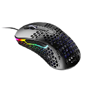 Brand New Xtrfy M4 RGB Wired Optical Gaming Mouse/USB/400-16000 DPI/Omron Switches/125-1000 Hz/Adjustable RGB/Black