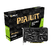 Palit GTX1630 DUAL, PCIe3, 4GB DDR6, HDMI, 2 DP, 1785MHz Clock, Compact