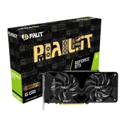 Palit GTX1660 SUPER GamingPro, 6GB DDR6, DVI, HDMI, DP, 1785MHz Clock, *No LED Lighting*