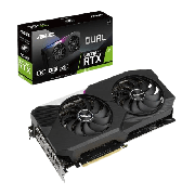 Asus DUAL RTX3070 V2 OC, PCIe4, 8GB DDR6X, 2 HDMI, 3 DP, 1800MHz Clock, RGB Lighting, Overclocked, LHR